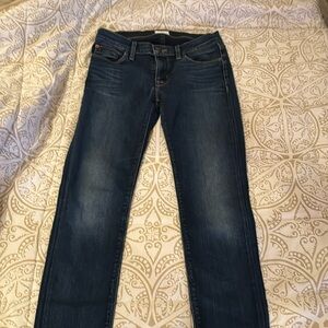 Hudson dark wash skinny jeans